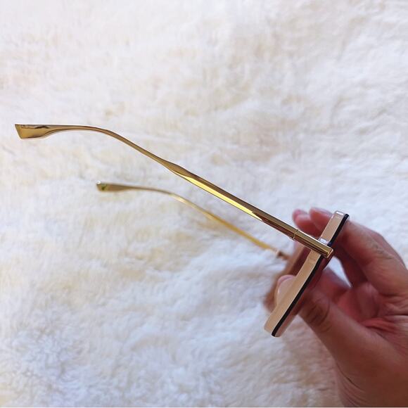 Ariel Pink Rectangle Full Frame Sunglasses - Picture 6 of 11